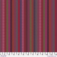 Narrow Stripe in Wine | Woven Stripes | Free Spirit