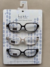 Nicole Miller Women's Readers 3 Pack Fall 1.50 Black, Taupe, Navy