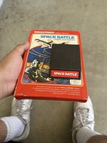 Space Battle Mattel Intellivision 1979 Video Game In Box Rare Tested Working VTG