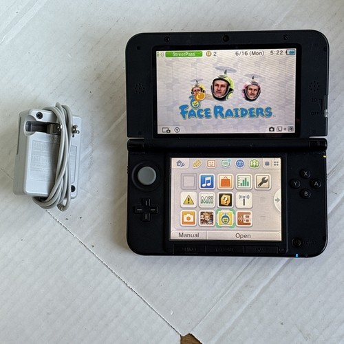Used - New Nintendo 3DS XL Red Console US Model - Tested! W Charger - No Stylus