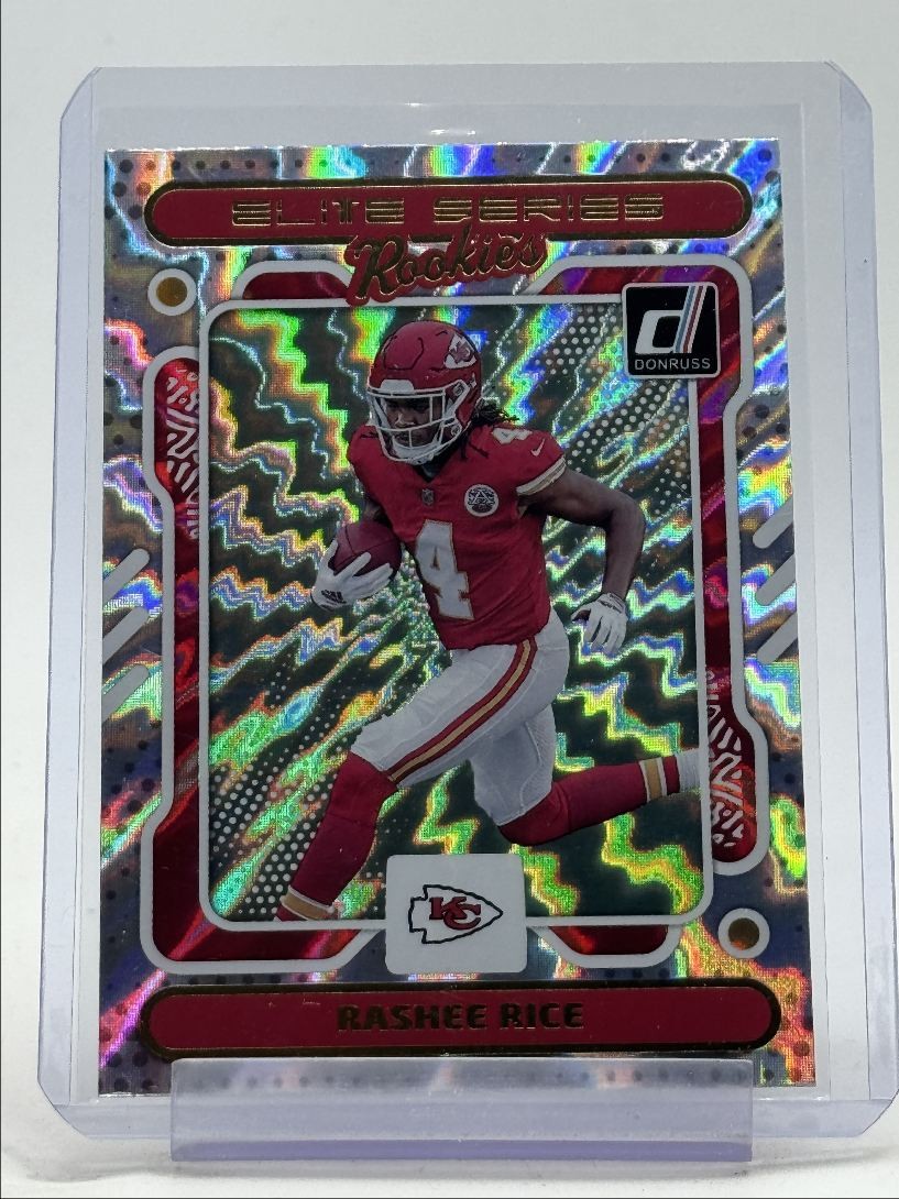 RASHEE RICE 2023 DONRUSS ELITE SERIES ROOKIES FOOTBALL CHIEFS RC Q6015