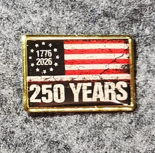 United States 250th Celebration Lapel Pin - Hat Pin - 1776 - USA - Patriot