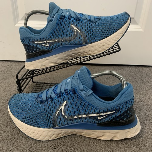 Nike React Infinity Run Flyknit 3 Herren Sportschuhe Größe UK 8,5 Laufschuhe Fitnessstudio