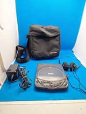 RCA Personal Compact Disc Player, 1990s, Tested Works, With Accessories.