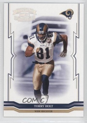 2005 Donruss Throwback Threads Silver Holofoil 34/150 Torry Holt #134 0b5