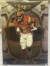 Brian Robinson Jr. 2022 Panini Select #78 Concourse Rookie RC Commanders Falcons