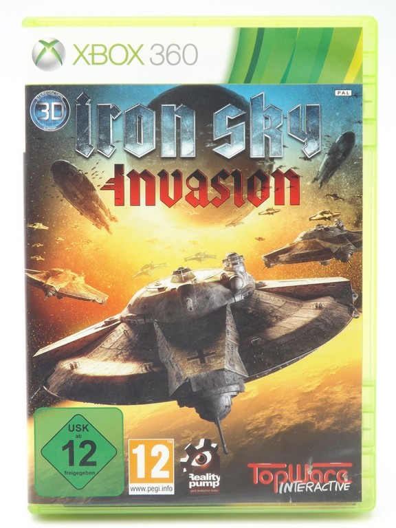 Iron Sky Invasion (Microsoft Xbox 360) Juego en EMBALAJE ORIGINAL - MUY BUENO