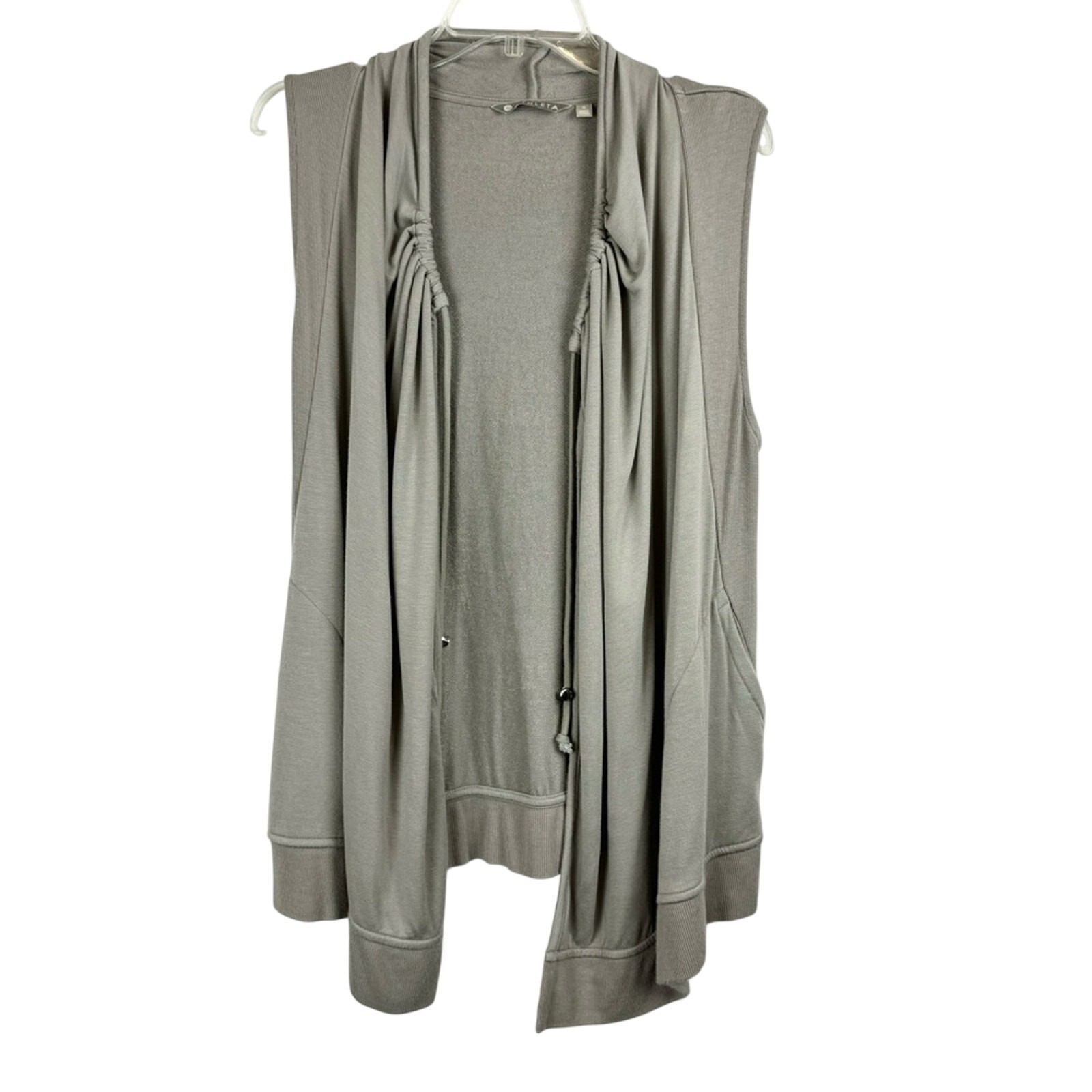 Athleta Mindsight Drawstring Open Front Long Line… - image 1