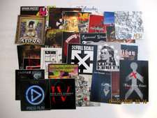 LOT OF 30 PUNK ROCK BAND PROMO DECALS/STICKERS HEAVY METAL