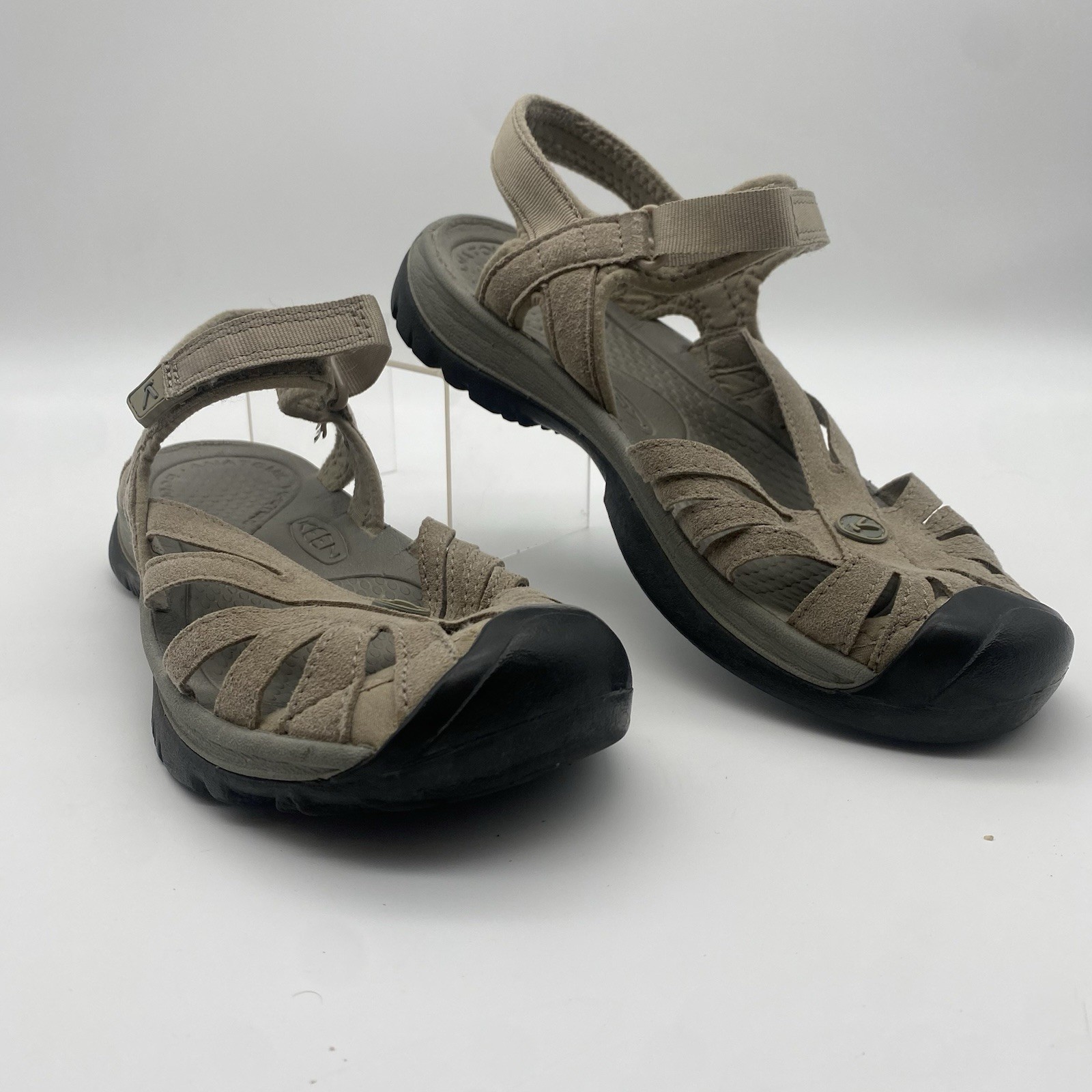 Sandali da trekking Keen donna 8 rose scarpe da campeggio grigie outdoor pantaloncini acquatici