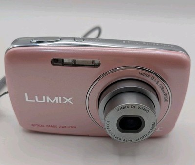 MINT Boxed) Panasonic LUMIX DMC-S1 Pink 12.1MP Digital Camera Y2K