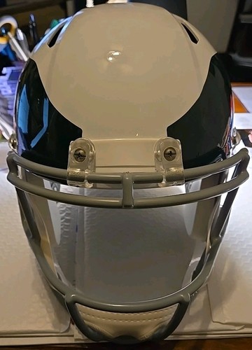 JALEN HURTS REPLICA FIRMATA FULL SIZE LUNAR ECLIPSE EAGLES CASCO BECKETT - Foto 3 di 6