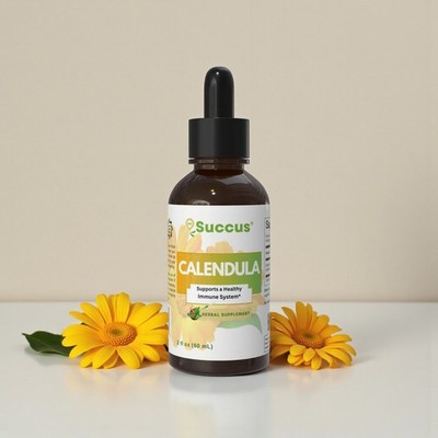 Calendula Tincture   Single-Herb Calendula Flower Extract