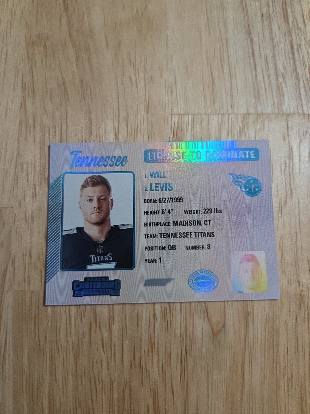 2023 Contenders WILL LEVIS License To Dominate #30 Rookie CASE HIT SSP