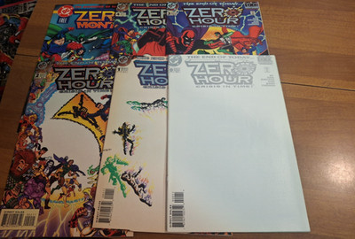 ZERO HOUR COMPLETE SERIES W/BOUND CARDS & SAMPLER 1ST APP PARALLAX & JACK KNIGHT