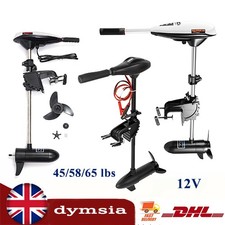 45/58/65 lbs Electric Outboard Engine Fishing Boat Motor Trolling Motor 12V