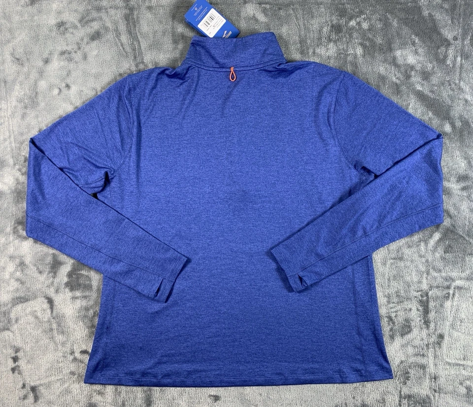 Brooks Womens Blue Dash 1/2 Zip 2.0 Pullover Running Shirt Long Sleeve Size XL - Image 2 of 4