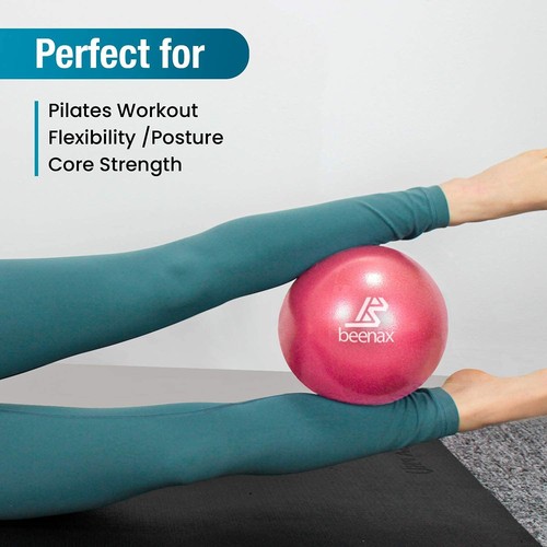 Beenax 23 cm Bola de Pilates Suave - Pelota de Ejercicio de 9 Pulgadas, Mini Bola de Barra, Pelota de Gimnasio  - Imagen 5 de 6