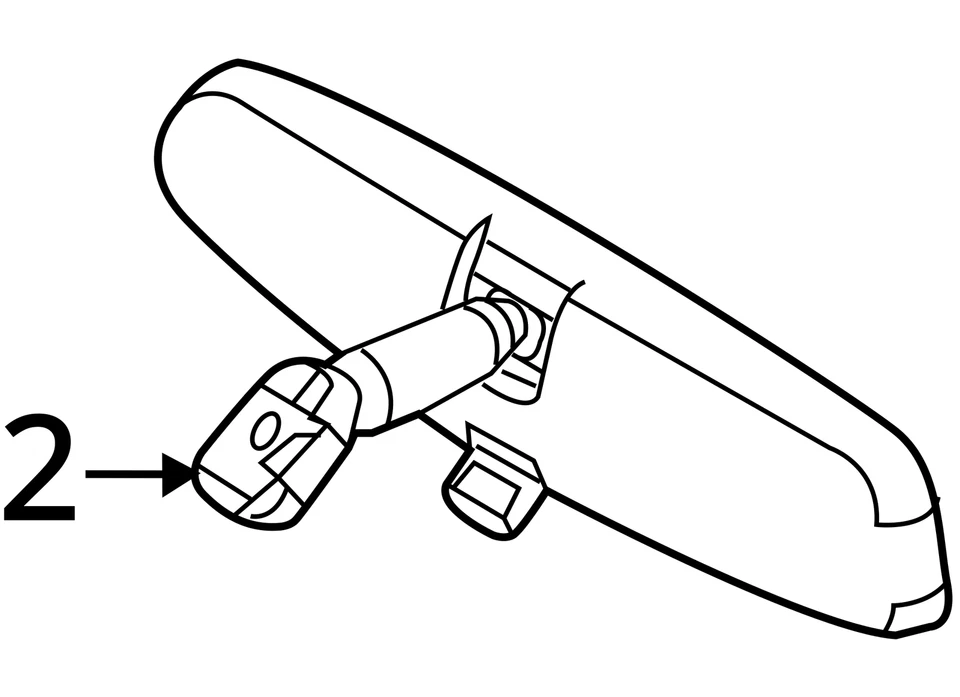 Rear View Mirror Automatic Dimming Fits 00-08 EXPEDITION 320101 - Image 4 of 4
