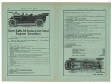 1913 Staver Carriage Co. of Chicago 4 Pg. True Centerfold Ad: Model 45, 55 Autos