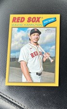 2026 Topps Heritage David Hamilton Yellow Parallel