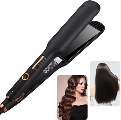 Haarglätter Lockenstab 2 in1 Salon Styling Nano Keramik Glätteisen Haarstyling 