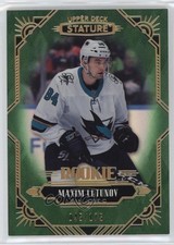 2020-21 Upper Deck Stature Rookies Green 45/175 Maxim Letunov #176 18m3