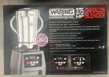 Waring CB15 Commercial 3-Speed 3.75 HP Heavy Duty Food Blender NEW