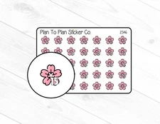 2346~~Cherry Blossom Date Cover Planner Stickers.