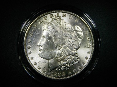 MS BLAST WHITE1898-O MORGAN SILVER DOLLAR EXCELLENT COLLECTOR QUALITY COIN M1889