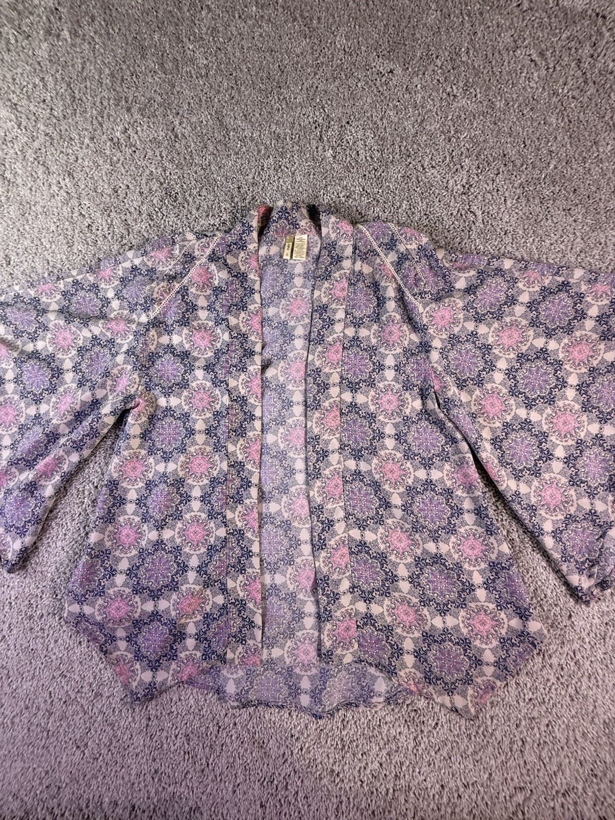 Japna Kimono Women’s Size Small Floral Print Spring Boho