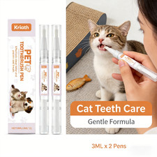 Pet Toothbrush Pen Thoroughly Cleaning Pet'S Mouth Reduce Dental Plaque Accumula