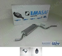 Imasaf ESD Auspuff Endtopf für Fiat Cinquecento (170) 0.7/0.9, EndschalldäMpfer