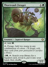 Thornvault Forager 0197 FOIL Rare Bloomburrow MTG Near Mint