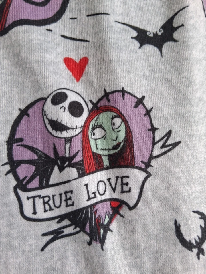 Pesadilla antes de Navidad Jack Sally cómodos pantalones para dormir salón grandes excelente estado Foto 4 de 4