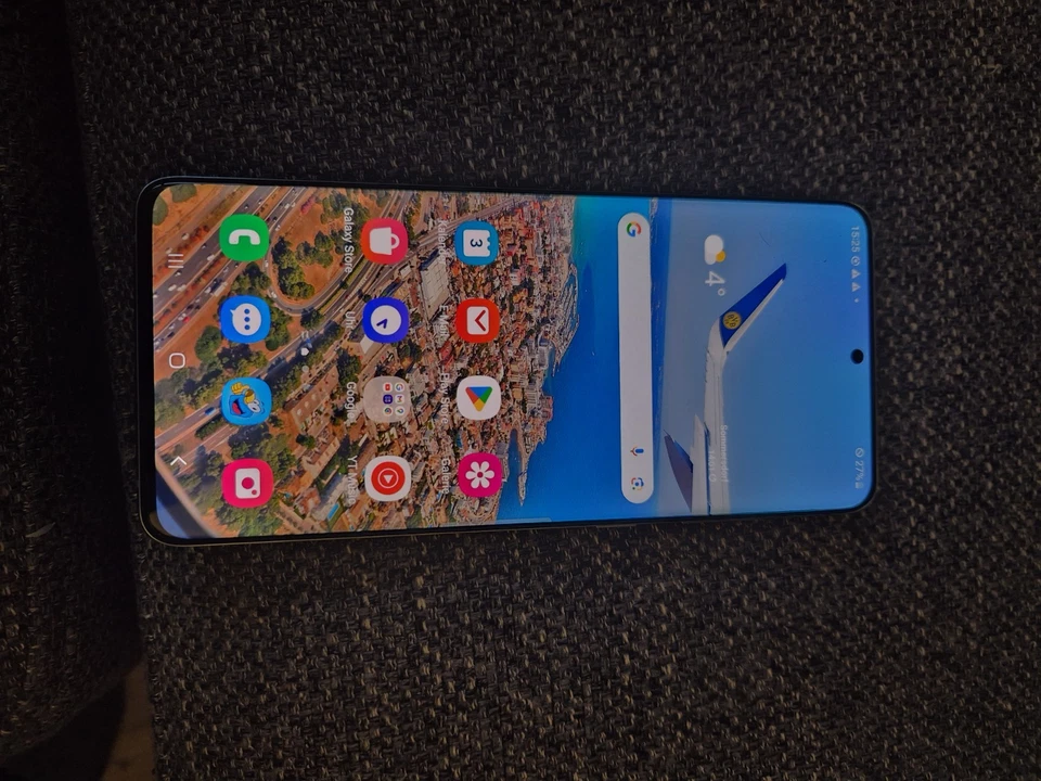 Samsung Galaxy S20+ Plus Smartphone Cloud Blue Hellblau Pixelfehler, Foto 1 von 3