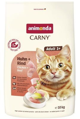animonda Carny Adult Katzen Trockenfutter mit 10 kg (1er Pack), mehrfarbig