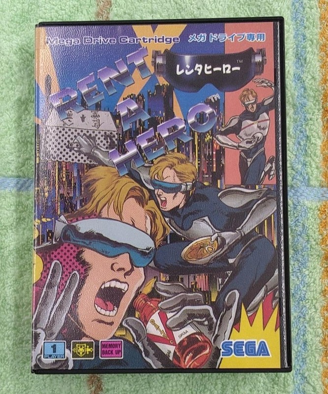 Mega Drive Software Model Rent a Hero SEGA