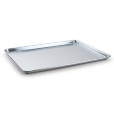 Sheet Pans BAKSP2618 Full Size 19 Gauge 18" x 26" Wire in Rim Aluminum Sheet Pan