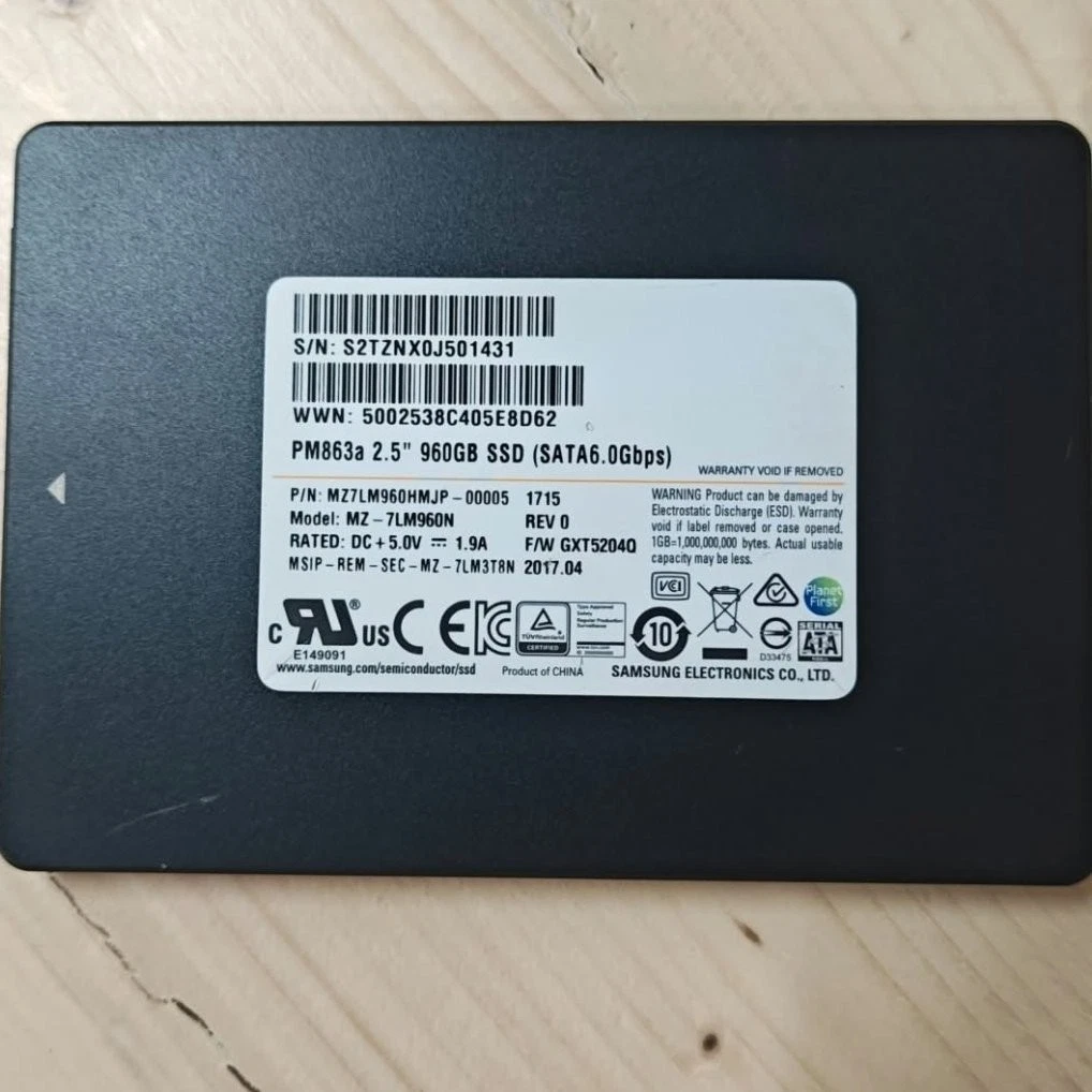 25+ Samsung 960GB SATA III Solid State Drives for sale | Updated