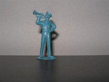 Tim-Mee Air Force Bugler1950s - Early 1960s 70mm Blue Plastic