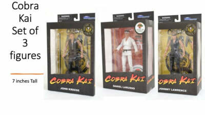 Karate Kid Cobra Kai Set of Individually Boxed Action Figures