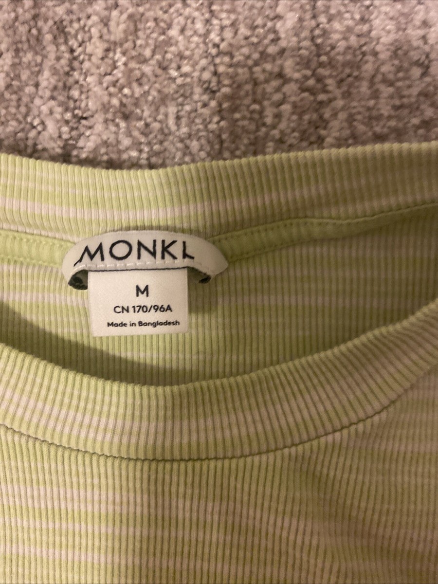 MALLONI 売れ筋商品|||マローニ Tシャツ トップス レディース Tops Green Green women's top Monkl Brand Size M Short Sleeves | eBay