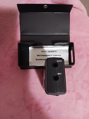Seiko Automatic Guitar Tuner ST-388 w/ Case Tested & Works