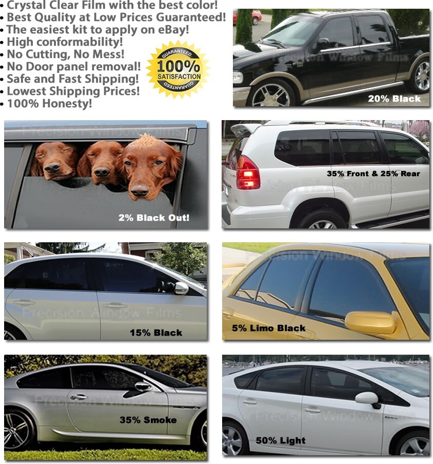 Rtint Precut Window Tint Kit For Nissan NV200 (2012-2021) & NV2500/3500 Cargo - Front Windows, 20%