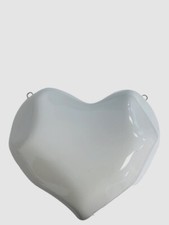 $296 Simon Miller Women's White Molded Heart Top Handle Crossbody Purse Bag