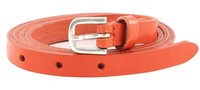 Vanzetti Neon Booster 15Mm Full Leather Belt W90 GüRtel Nectarine Orange
