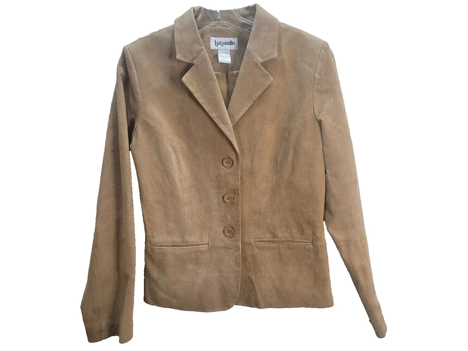 麂皮绒西装外套/夹克复古西装、套装、西装将女