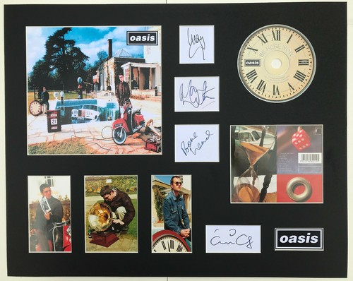 OASIS - Signed Autographed - BE HERE NOW - Album Display Deluxe