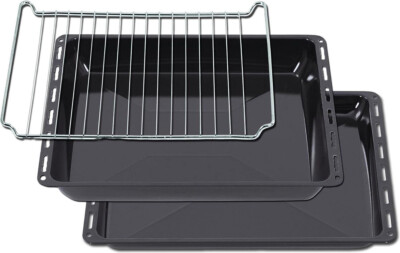 Backblech Backrost 445x375x25-50 Set emailiert Fettpfanne Whirlpool Ignis Indesi